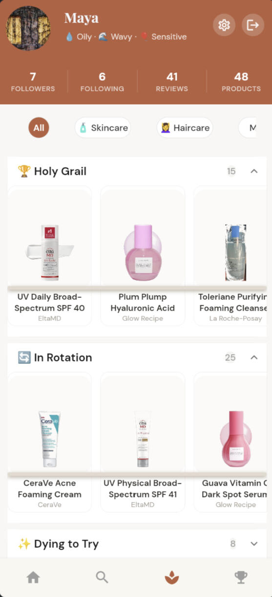 How your twins work: set your traits, meet your twins who share them, and get product recs that actually work for you.